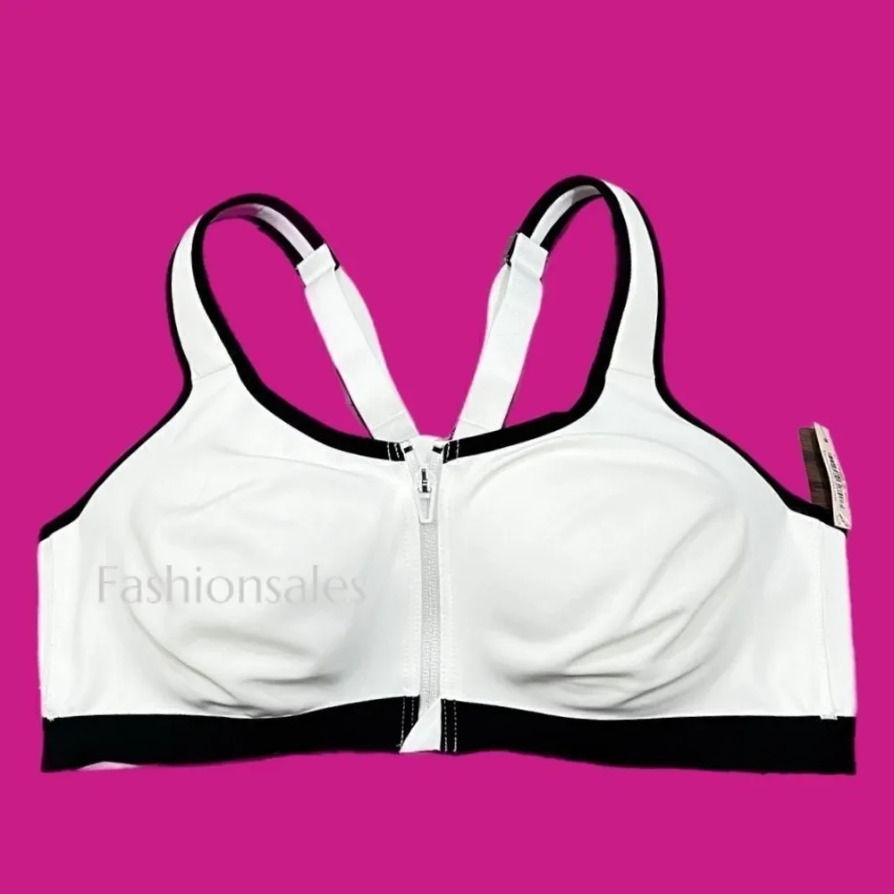 Victoria’s Secret knockout Maximum Support Front Close Sports Bra White